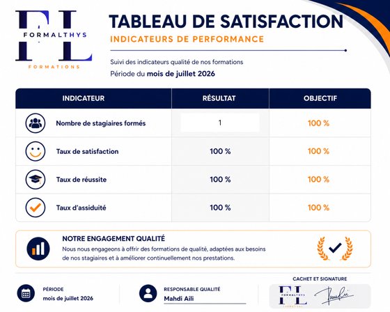 Tableau de satisfaction H0/B0